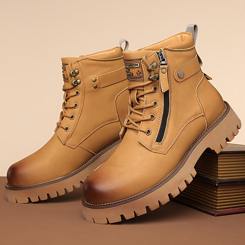 Men's Rugged Trail Boots – Hiking Boots with Deep-Tread Grip Sole