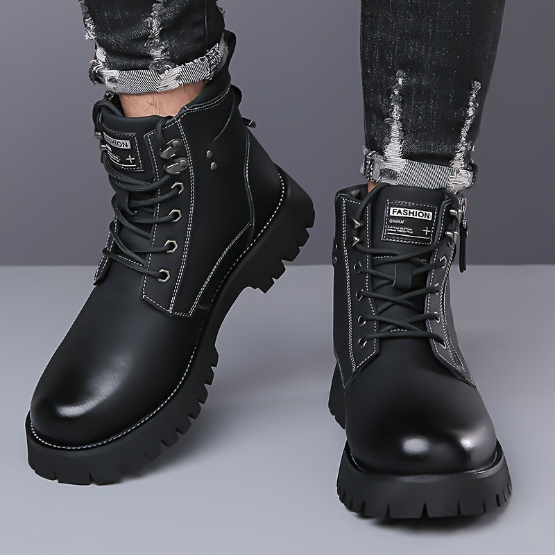 Men's Rugged Trail Boots – Hiking Boots with Deep-Tread Grip Sole