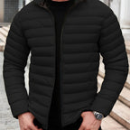 Men's Lightweight Quilted Jacket – Packable Windproof Puffer Jacket
