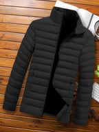 Men's Lightweight Quilted Jacket – Packable Windproof Puffer Jacket