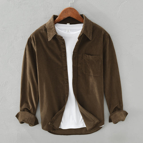 Adrian Moretti | Casual Corduroy Shirt For Men