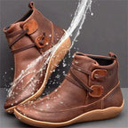 Men's Comfort Support Ankle Boots – Cushioned Side-Lace Walking Boots