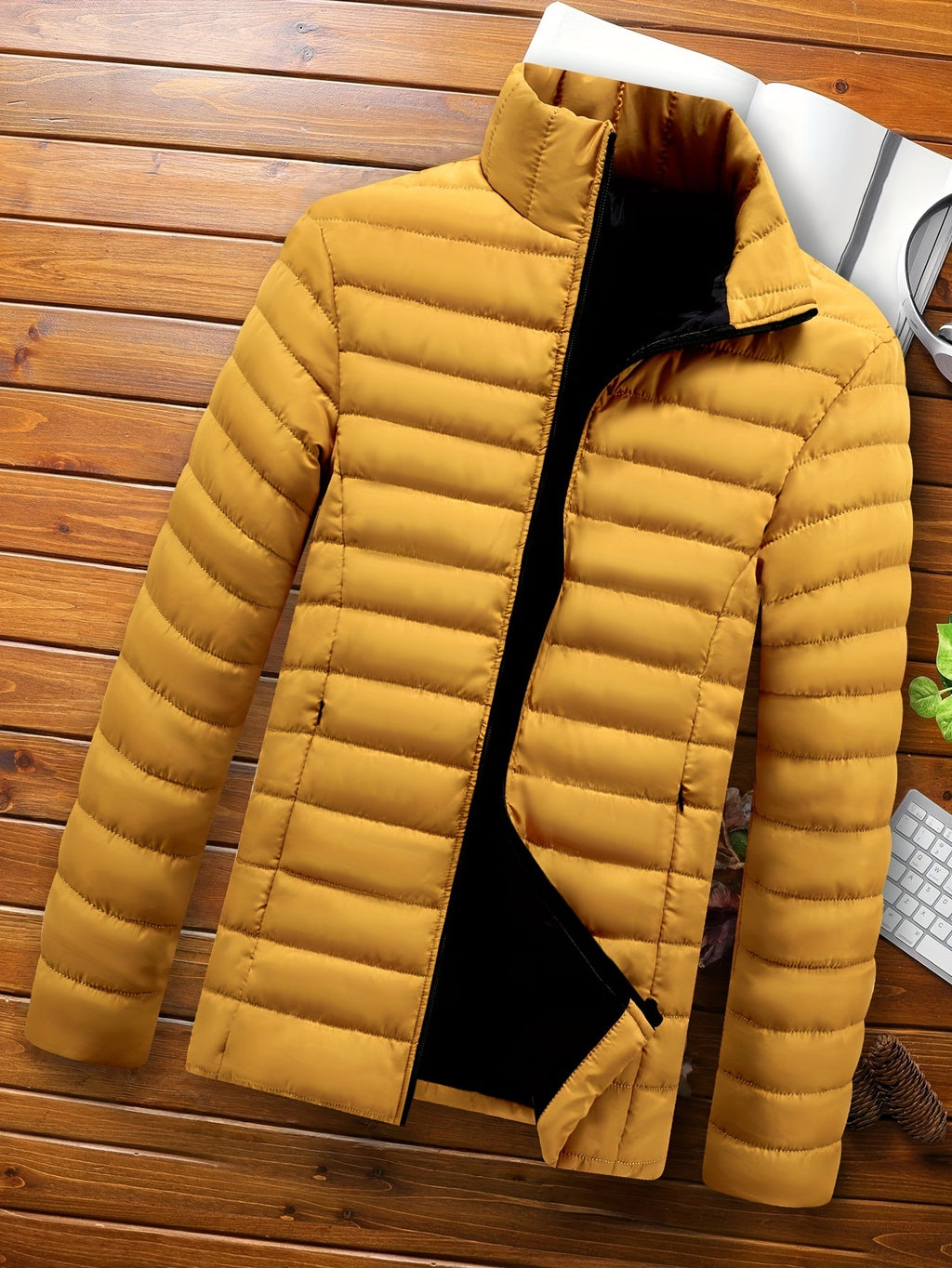 Men's Lightweight Quilted Jacket – Packable Windproof Puffer Jacket