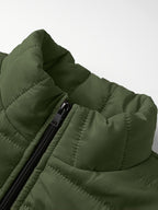 Men's Lightweight Quilted Jacket – Packable Windproof Puffer Jacket