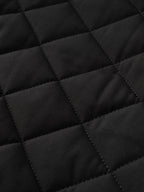 Men's Quilted Bomber Jacket – Warm Lined Puffer Jacket with Zip Pockets