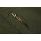 Men's All-Weather Outdoor Jacket – Windproof Stand Collar Jacket with Zip Pockets