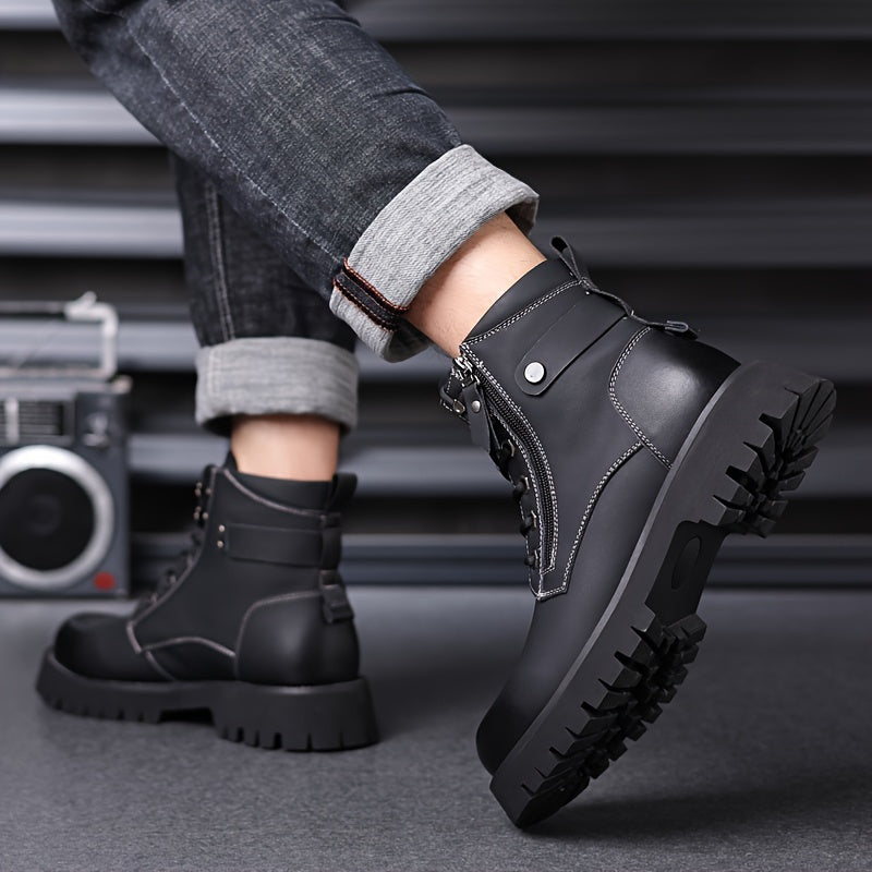 Men's Rugged Trail Boots – Hiking Boots with Deep-Tread Grip Sole