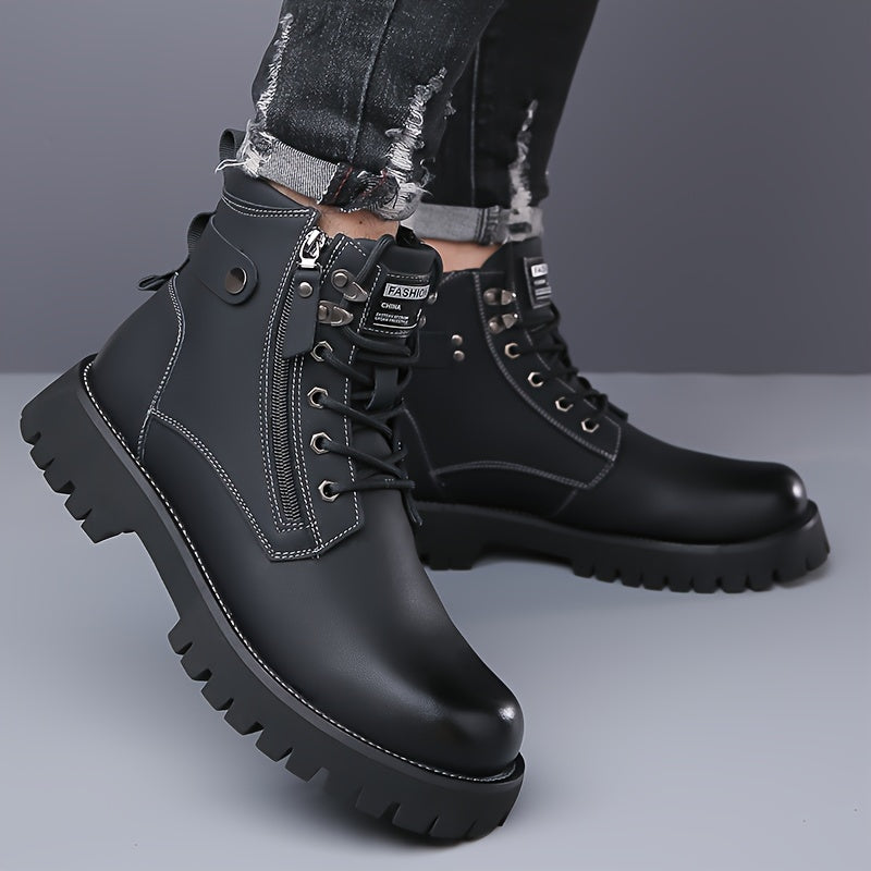 Men's Rugged Trail Boots – Hiking Boots with Deep-Tread Grip Sole