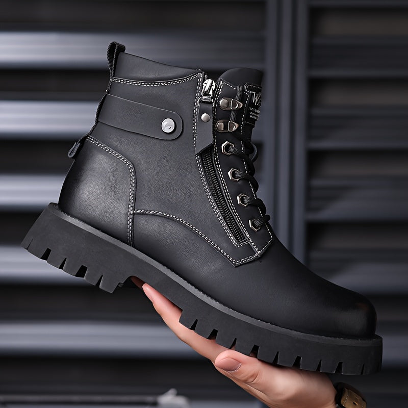 Men's Rugged Trail Boots – Hiking Boots with Deep-Tread Grip Sole