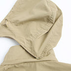 Men's Hooded Utility Jacket – Lightweight Stand Collar Jacket with Chest Pockets